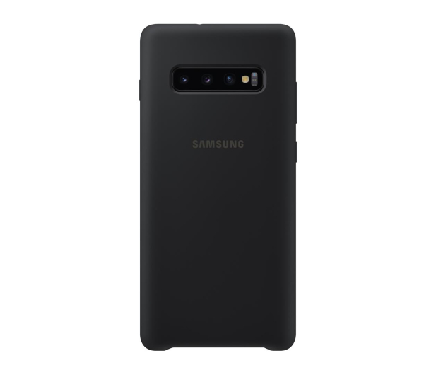 Etui SiliconeCover do Samsung Galaxy S10 + czarne - 478388 - zdjęcie